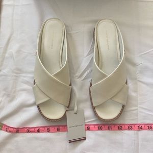 Tommy Hilfiger Crisscross Leather Sandals